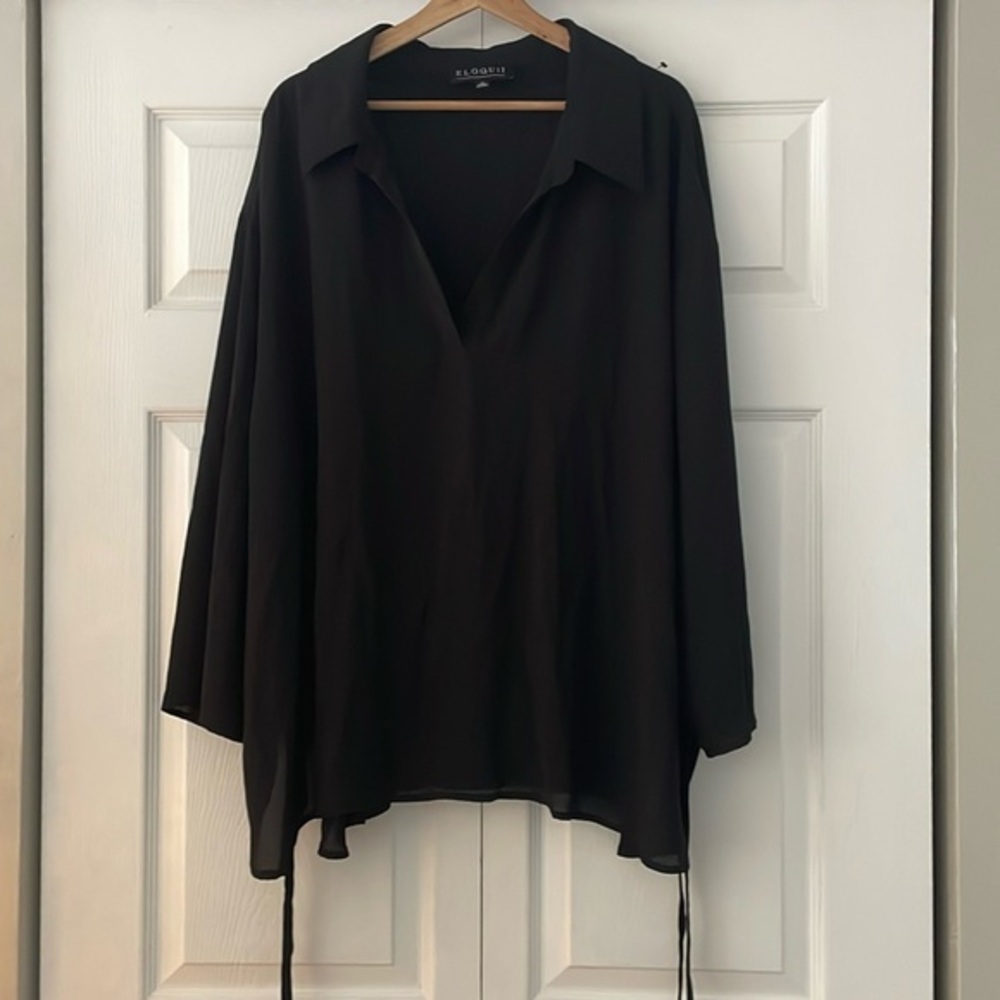 Eloquii collared blouse